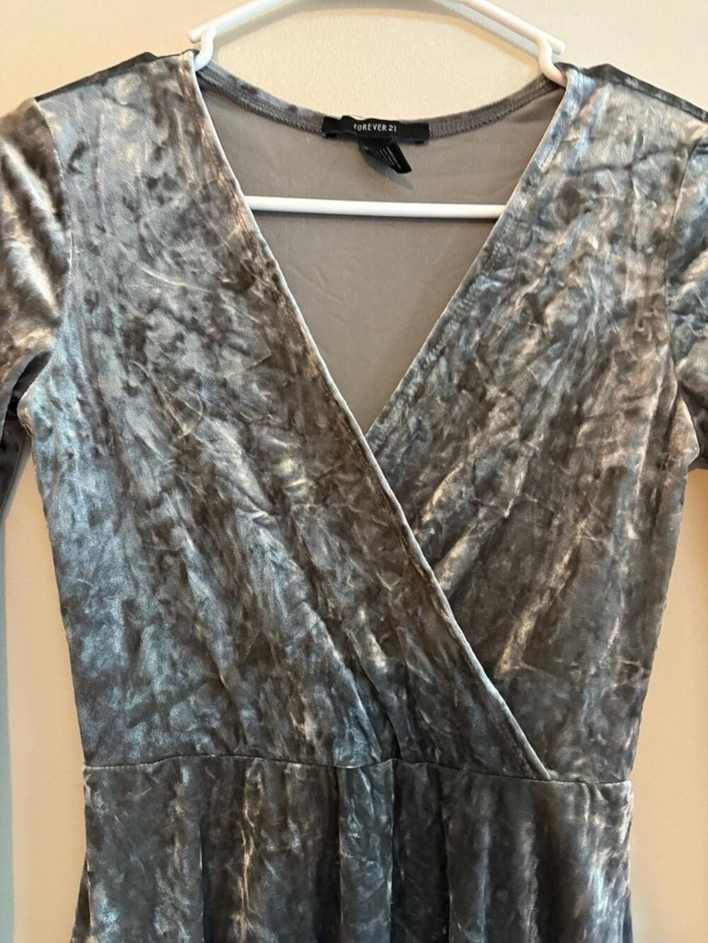 Crushed Velvet Long Sleeve